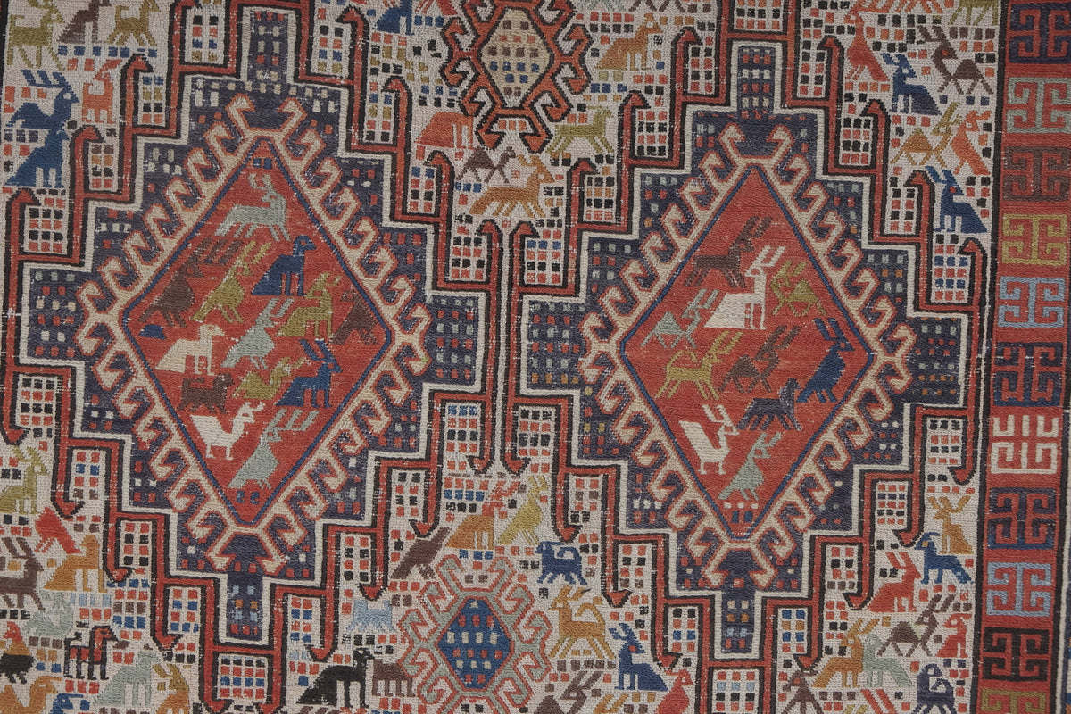 Vintage Sumak Halı 117 x 200 cm