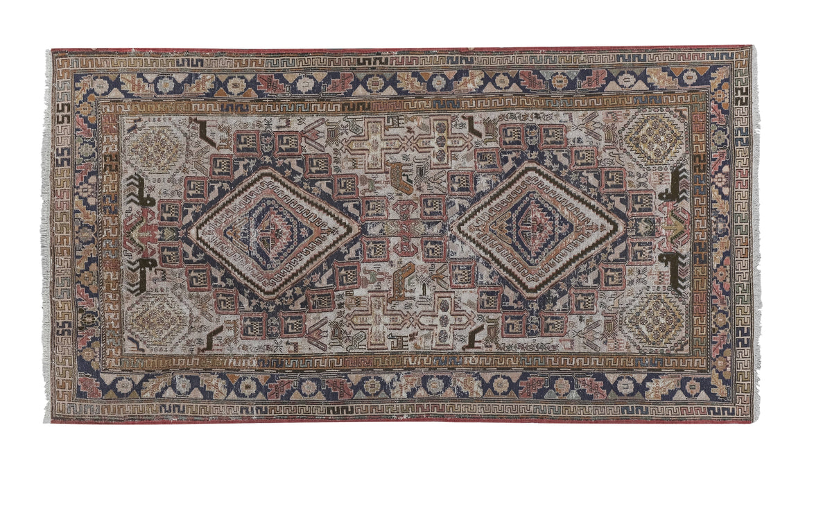 Vintage Sumak Kilim 111 x 204 cm