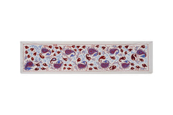El İşlemesi Suzani Duvar Örtüsü 51 x 185 cm