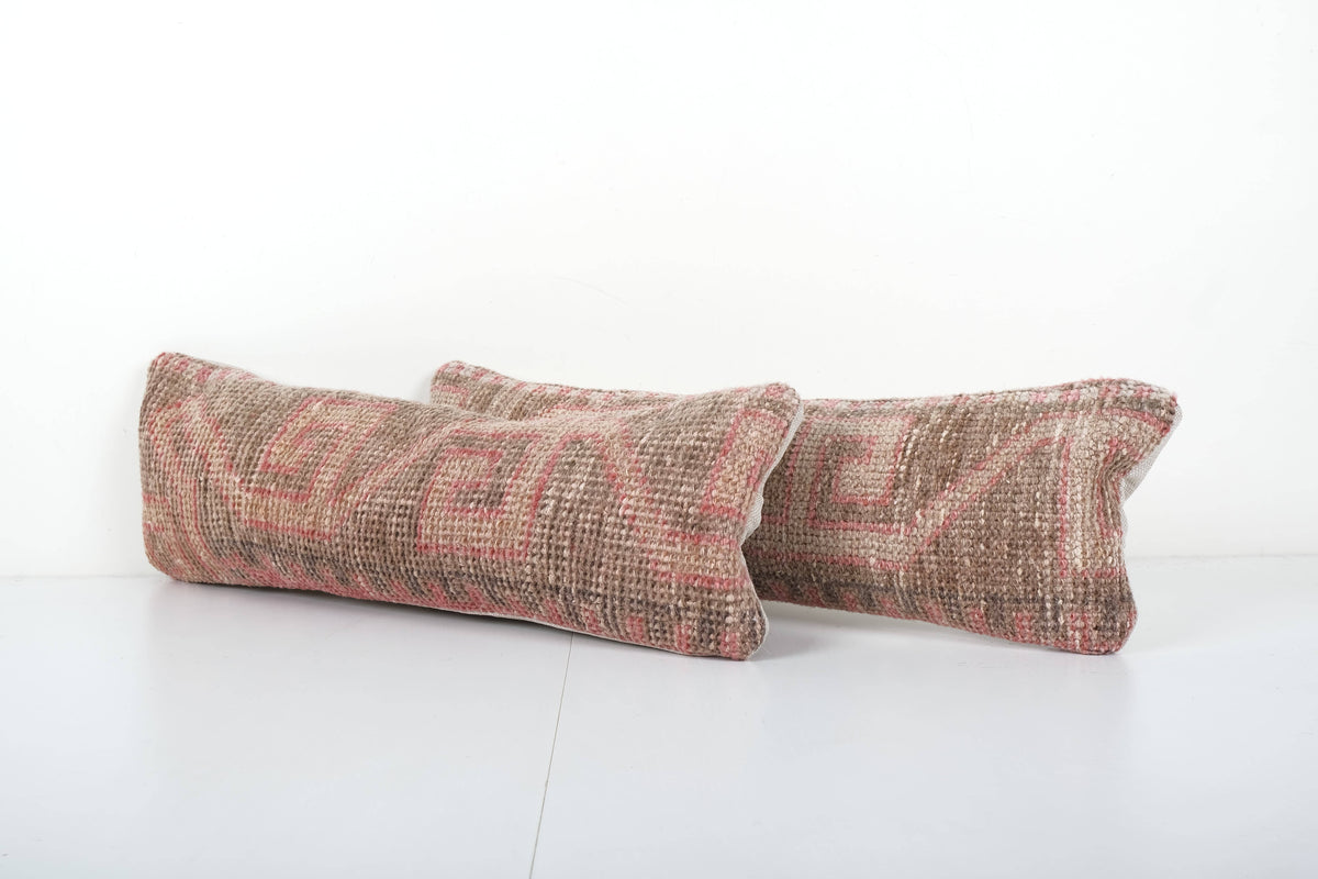 Halı Kırlent Kılıfı 2'li Set 20 x 60 cm
