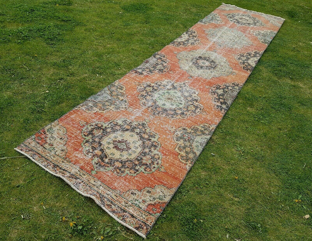 Vintage Türk Halı Yolluk 89 x 391 cm