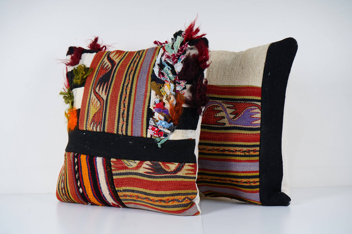 Patchwork Kırlent Kılıfı 50 x 50 cm