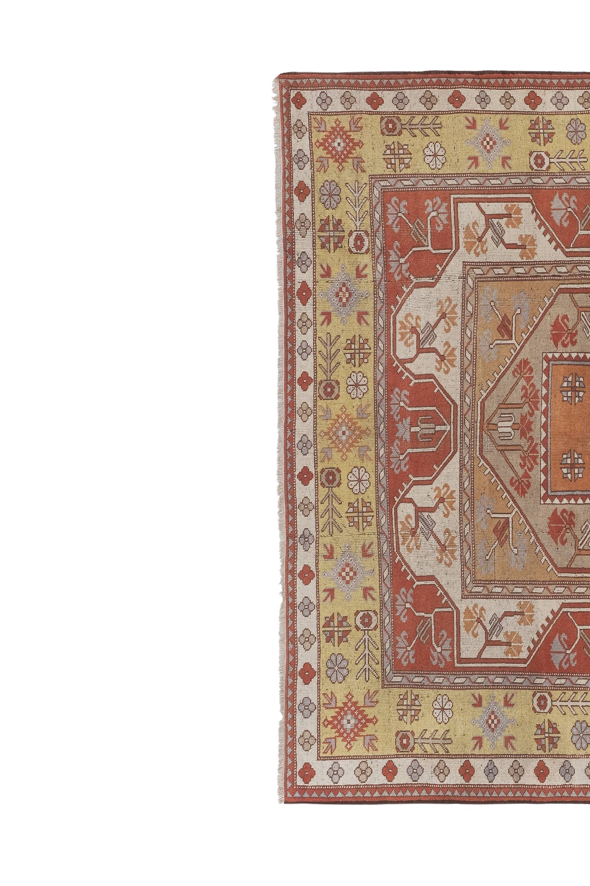 Vintage Uşak Halı 187 x 198 cm