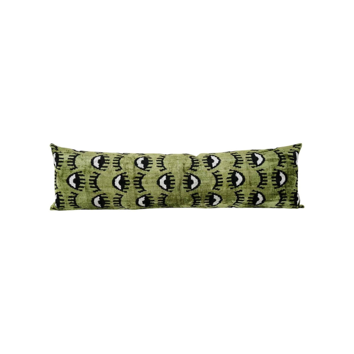 İpek Ikat Kadife Kırlent Kılıfı 40 x 130 cm