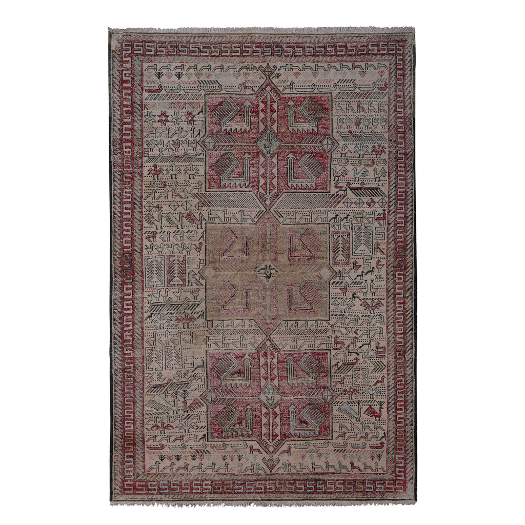 Vintage Sumak Kilim 123 x 183 cm