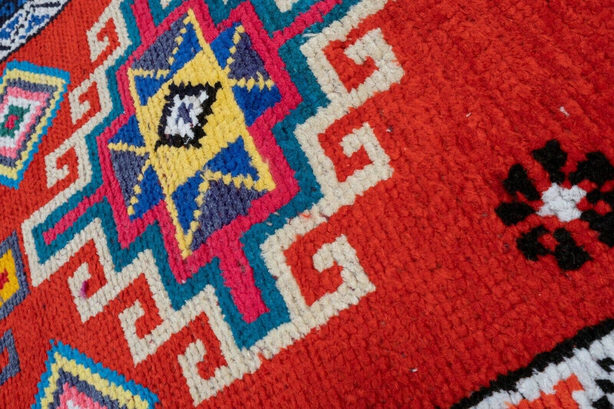 Vintage Herki Halı Yolluk 74 x 368 cm