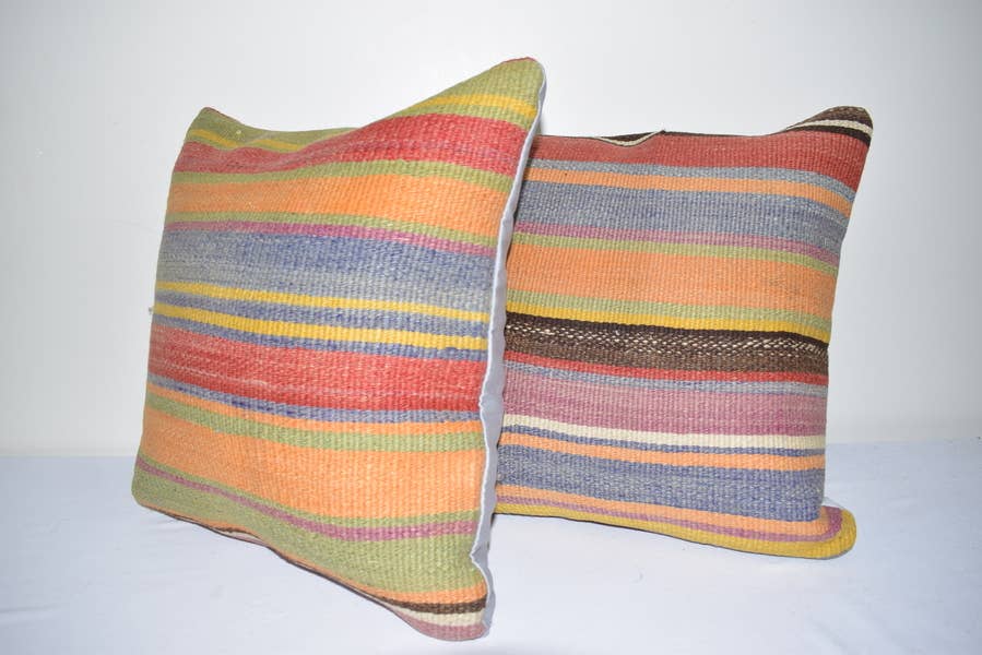Kilim Kırlent Kılıfı 2'li Set 41 x 41 cm