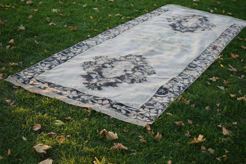 Vintage Uşak Halı 142 x 405 cm
