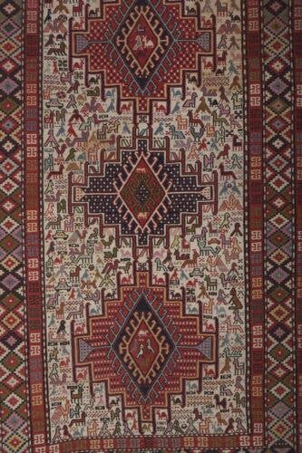 Vintage Türk Sumak Halı 120 x 193 cm