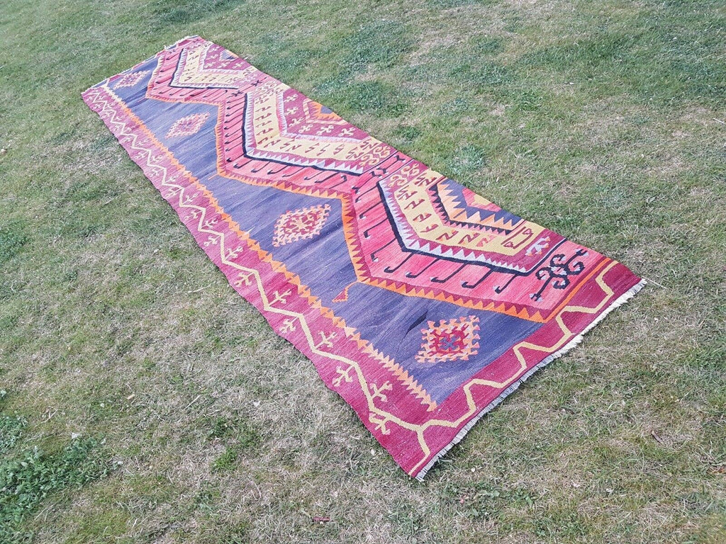Vintage Kilim Yolluk 83 x 337 cm