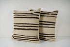 Kilim Kırlent Kılıfı 2'li Set 60 x 60 cm