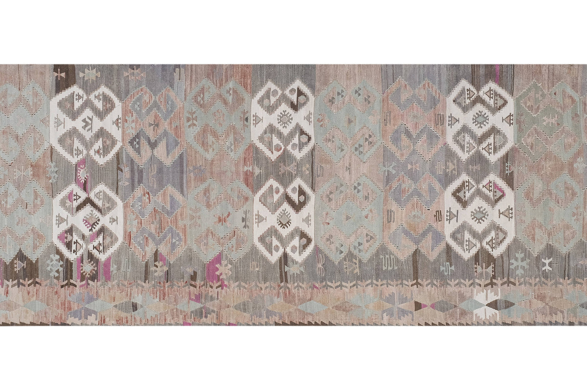 Vintage Kilim Yolluk 142 x 419 cm