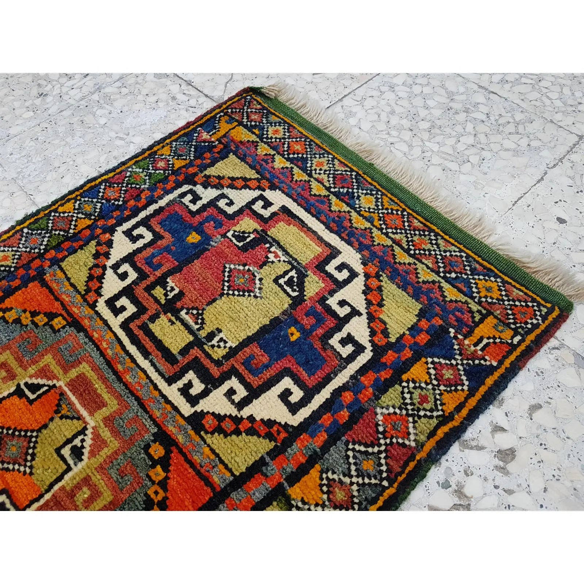 Vintage Yastık Halı 56 x 100 cm