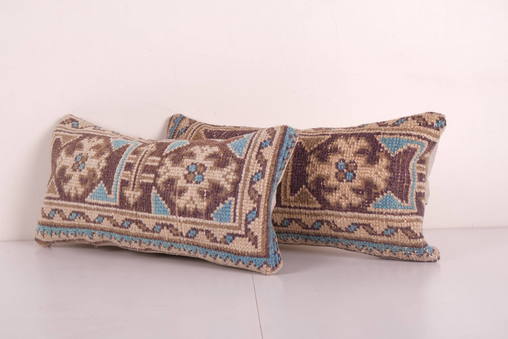 Halı Kırlent Kılıfı 2'li Set 25 x 50 cm