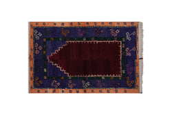 Vintage Türk Tulu Halı 103 x 150 cm