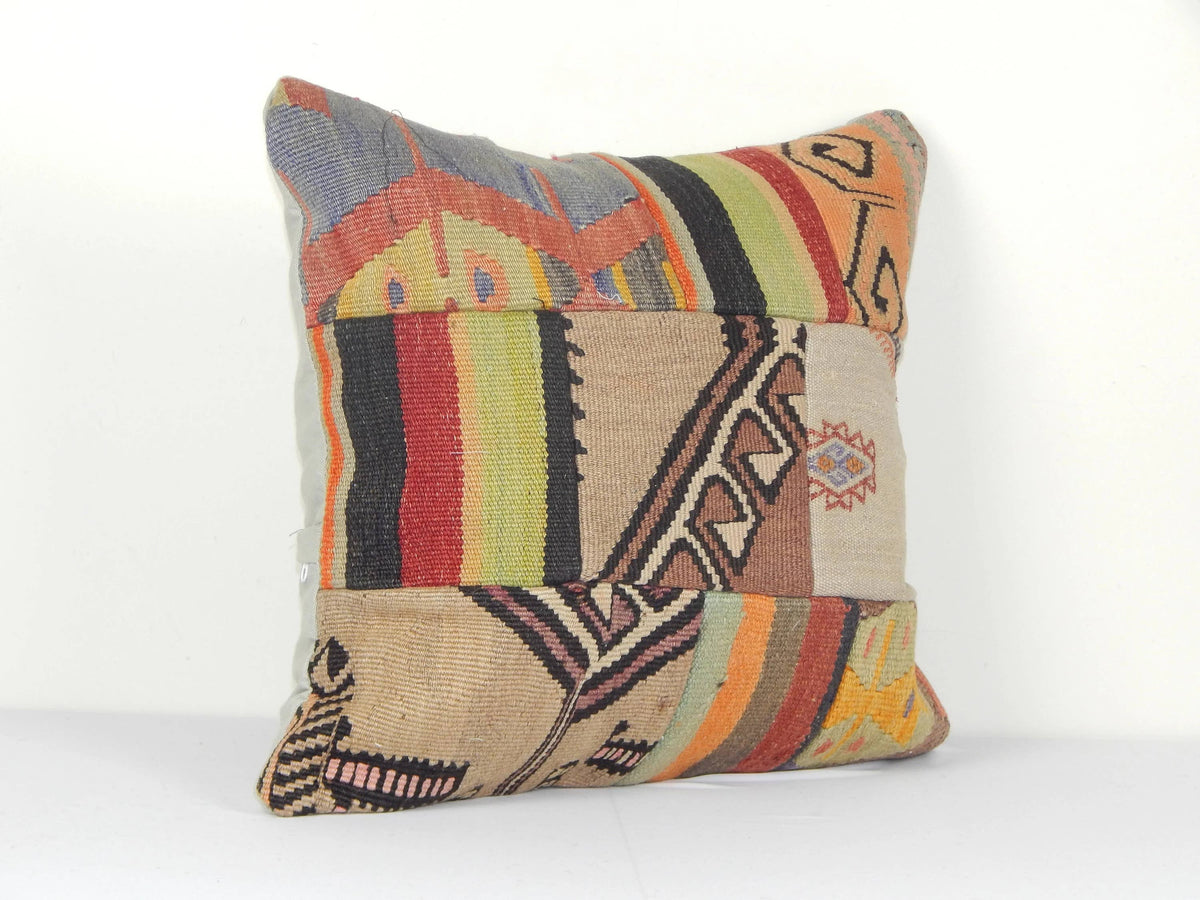 Patchwork Kırlent Kılıfı 50 x 50 cm
