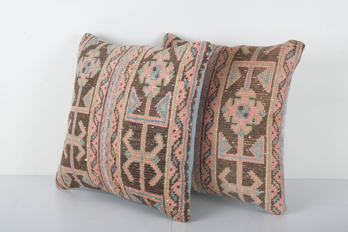 Halı Kırlent Kılıfı 2'li Set 50 x 50 cm