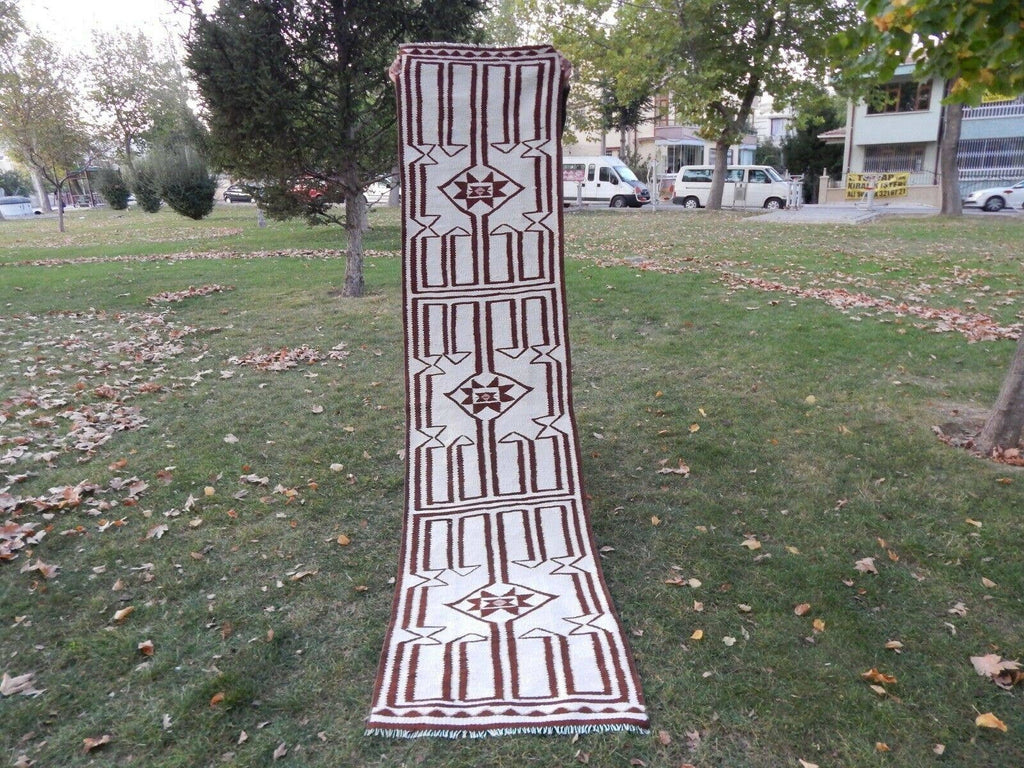 Vintage Herki Kilim Yolluk 78 x 314 cm