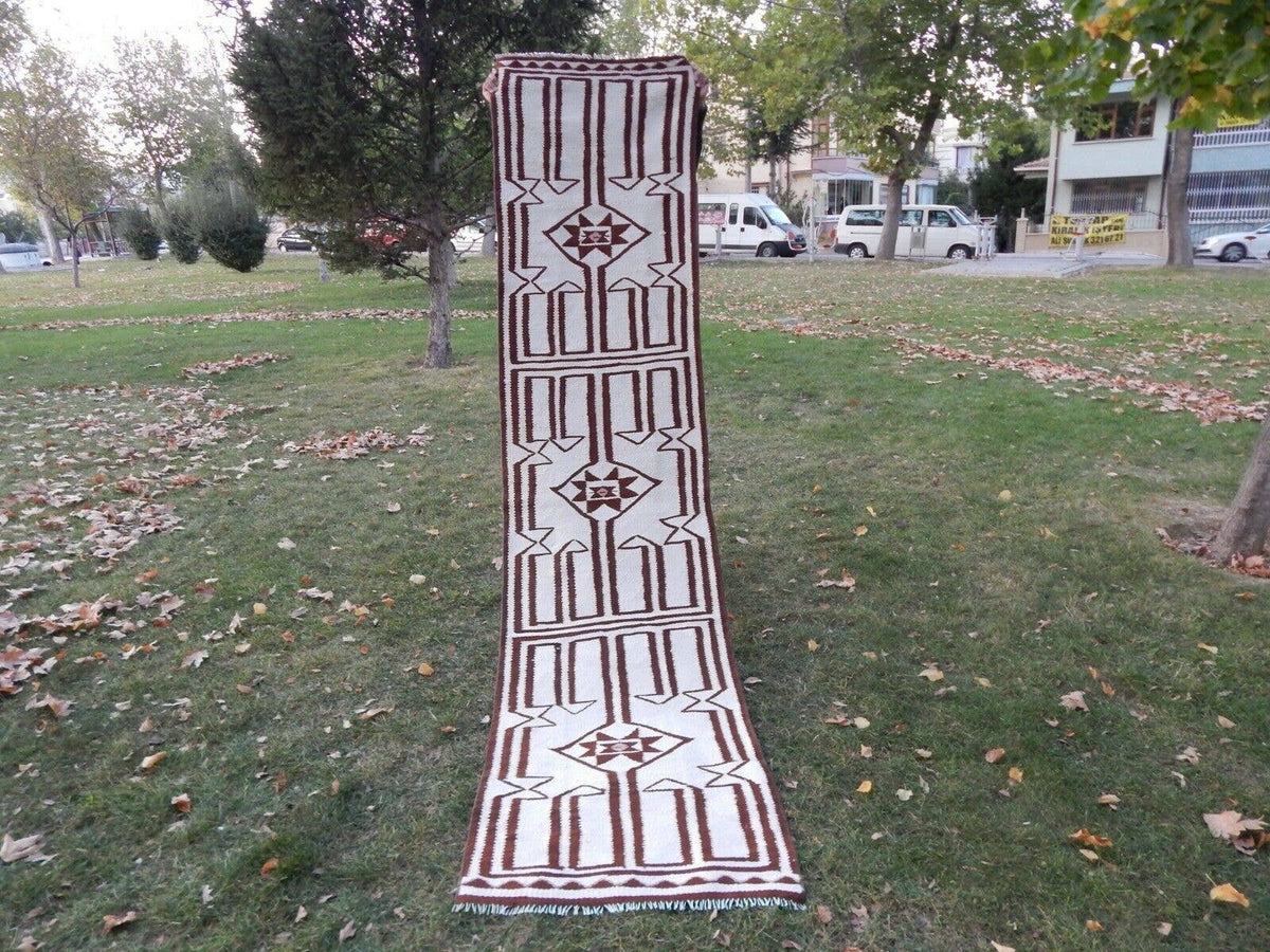 Vintage Herki Kilim Yolluk 78 x 314 cm