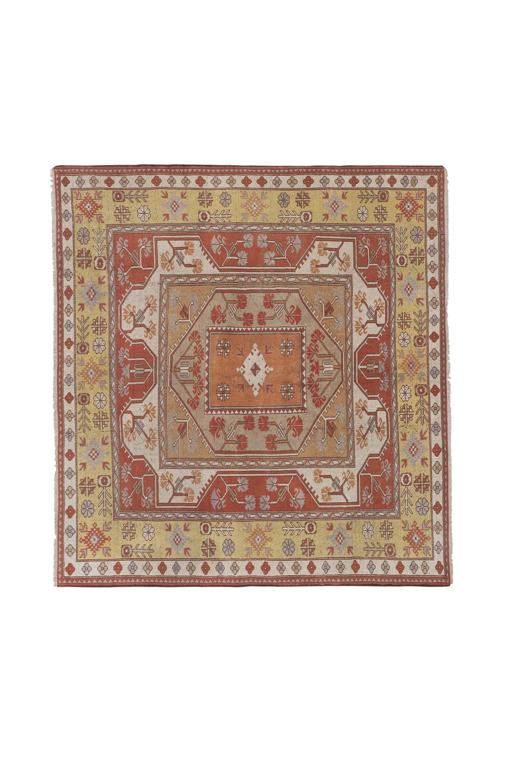 Vintage Uşak Halı 187 x 198 cm