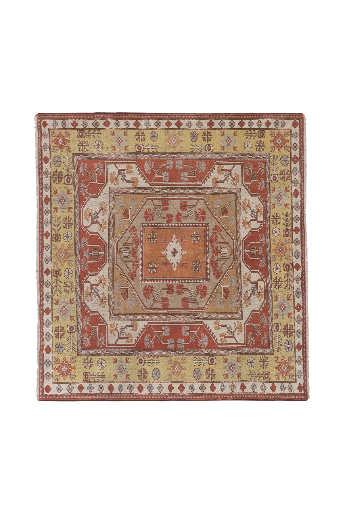 Vintage Uşak Halı 187 x 198 cm
