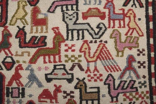 Vintage Türk Sumak Halı 120 x 193 cm