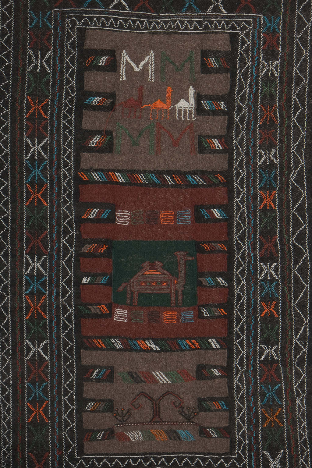 Vintage Sumak Kilim 112 x 190 cm