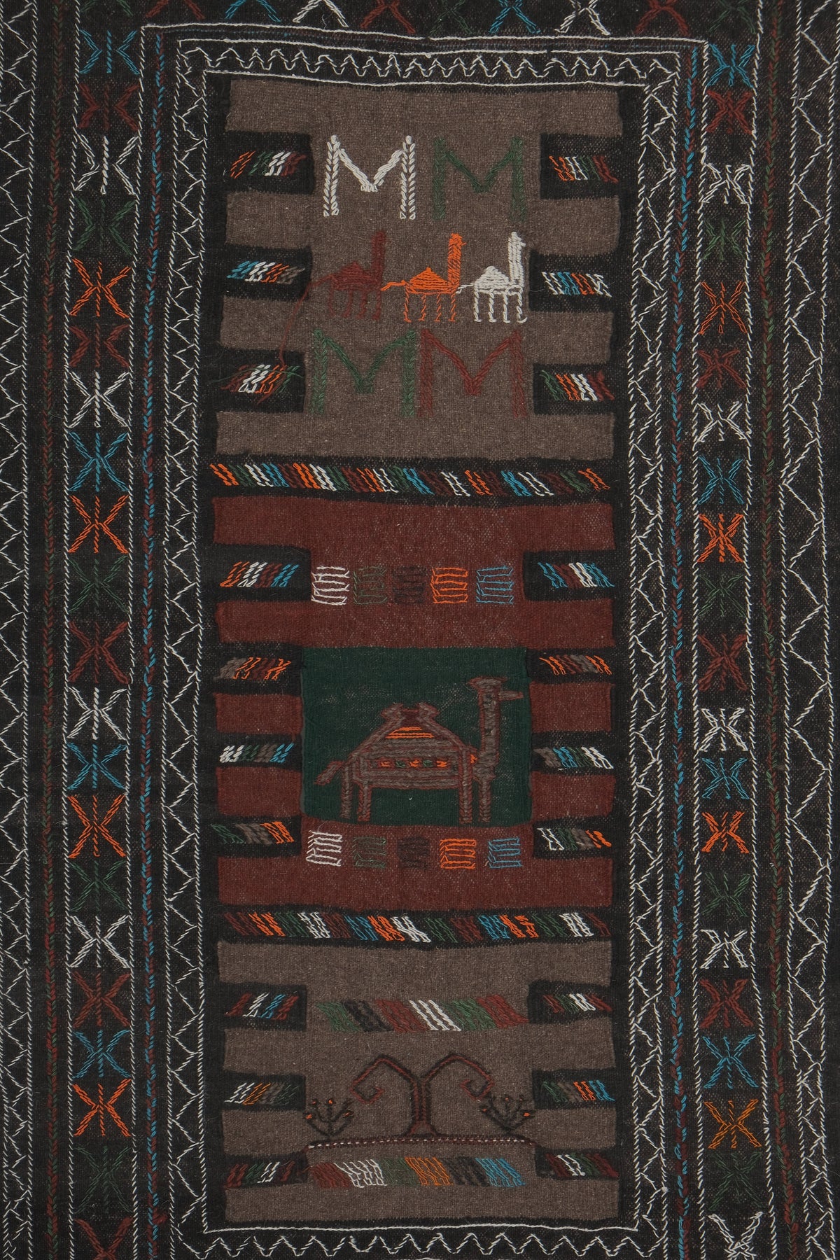 Vintage Sumak Kilim 112 x 190 cm