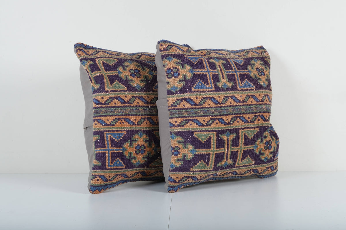 Halı Kırlent Kılıfı 2'li Set 50 x 50 cm