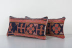 Halı Kırlent Kılıfı 2'li Set 28 x 60 cm