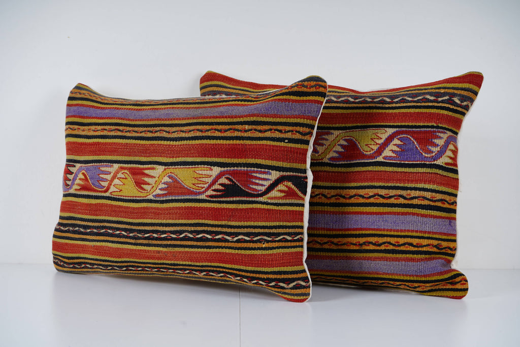 Kilim Kırlent Kılıfı 2'li Set 40 x 60 cm