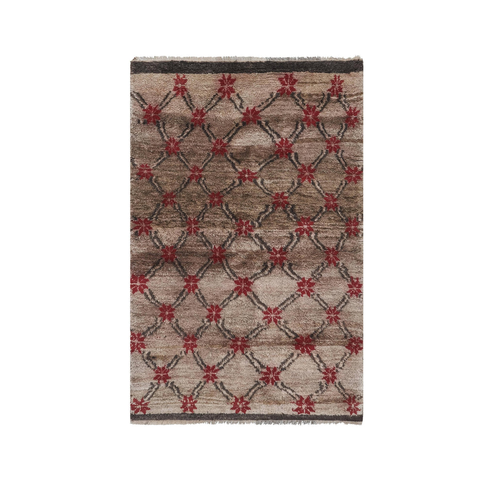 Vintage Türk Tulu Halı 127 x 215 cm