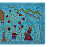El İşlemesi Suzani Duvar Örtüsü 103 x 190 cm