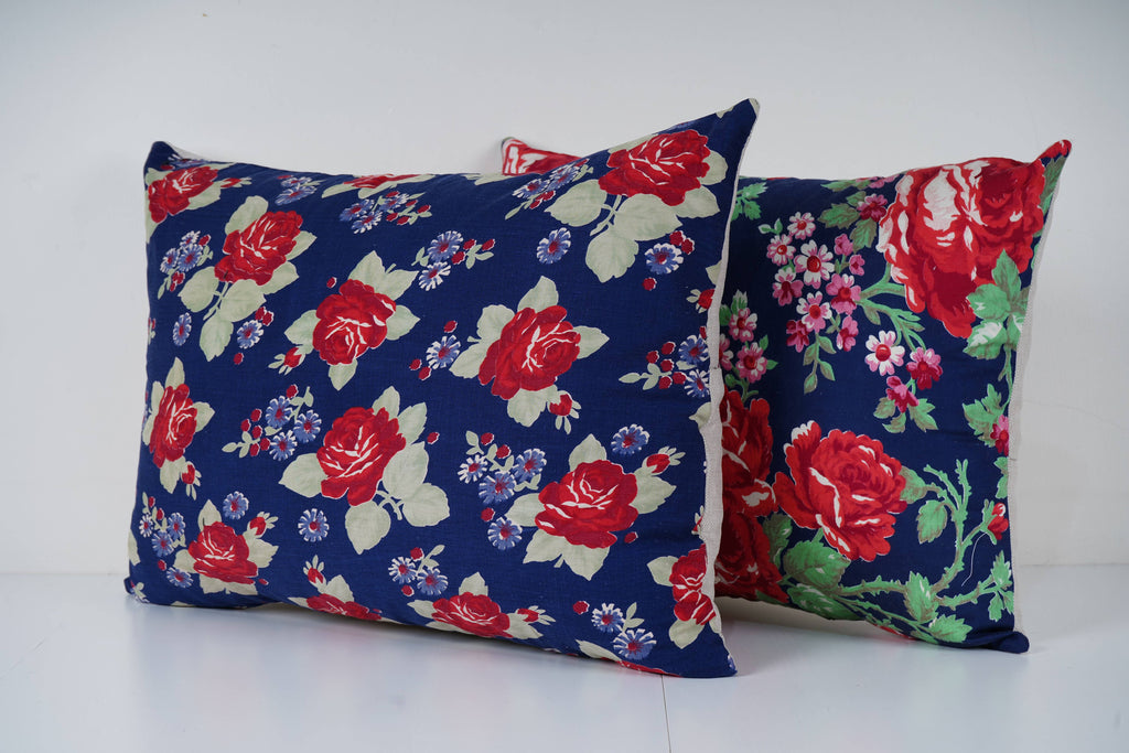 Özbek Baskılı Kırlent Kılıfı 2'li Set 40 x 57 cm