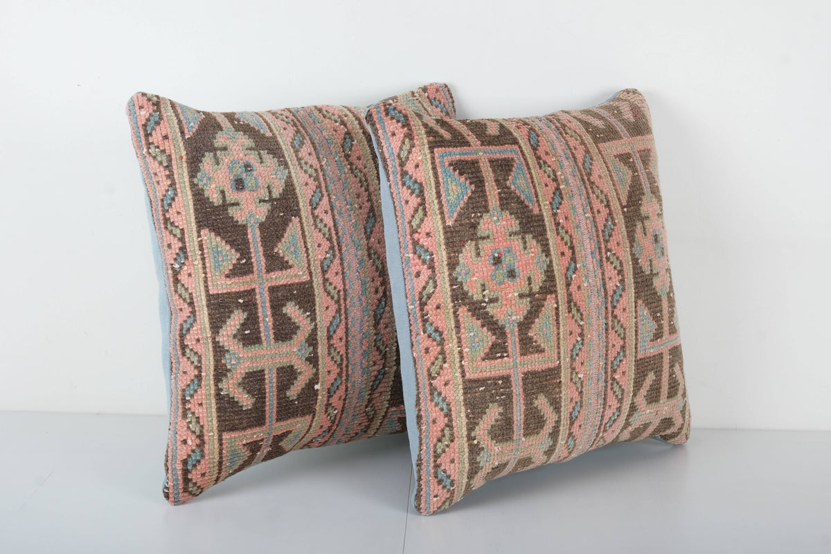 Halı Kırlent Kılıfı 2'li Set 50 x 50 cm