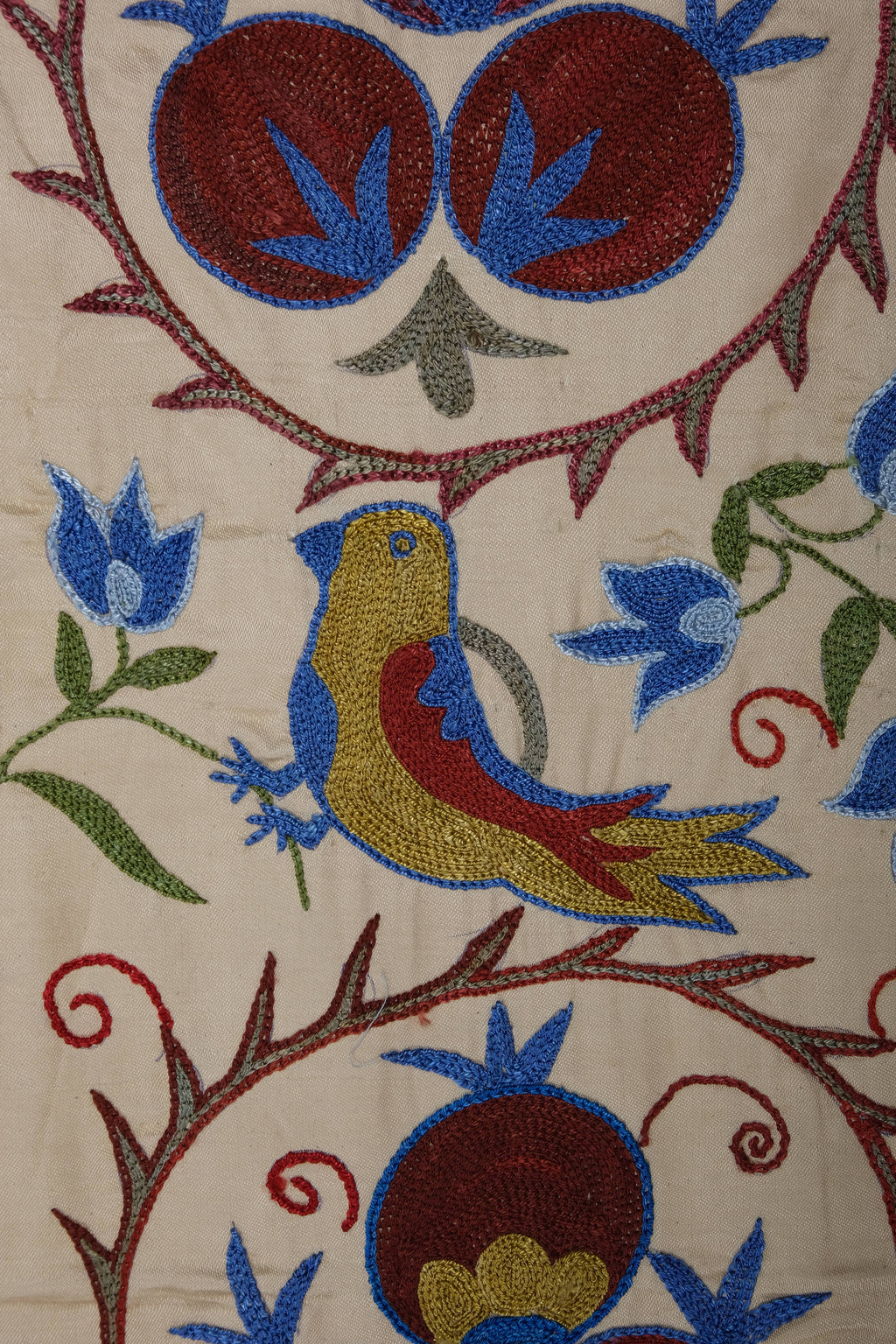 Kuş Desenli Suzani Yolluk 54 x 187 cm
