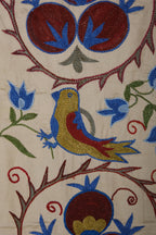 Kuş Desenli Suzani Yolluk 54 x 187 cm