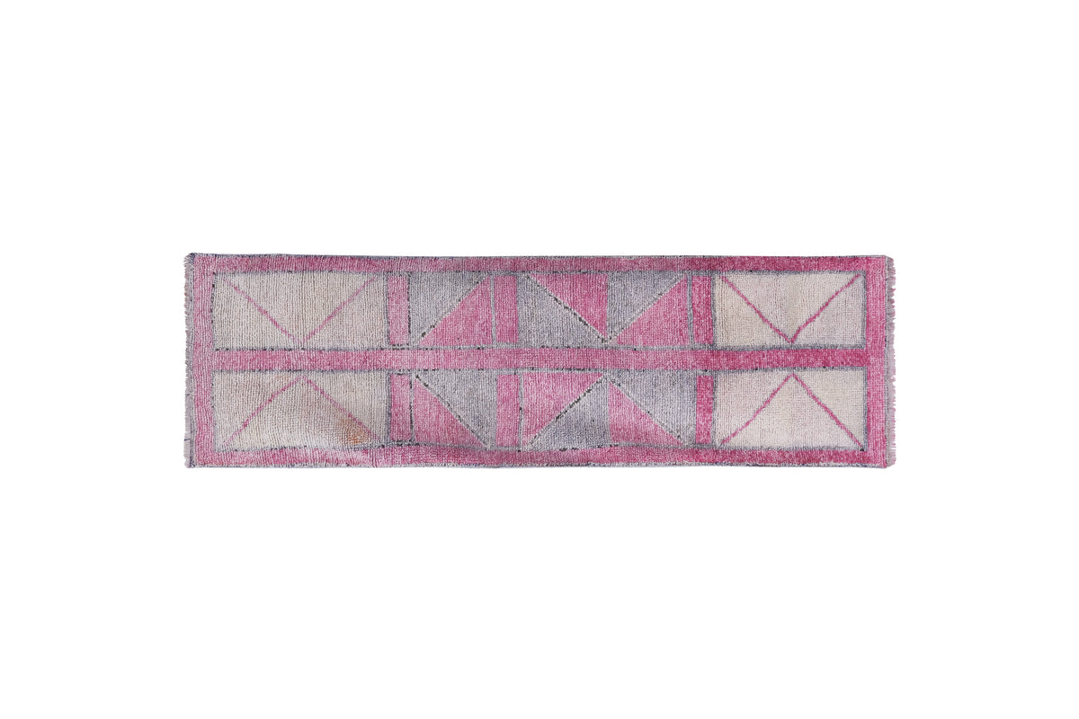 Vintage Herki Halı Yolluk 89 x 276 cm