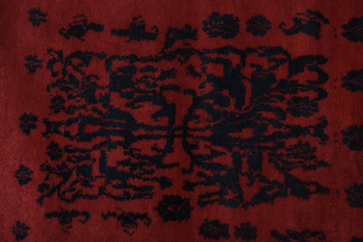 Vintage Türk Tulu Halı 105 x 139 cm