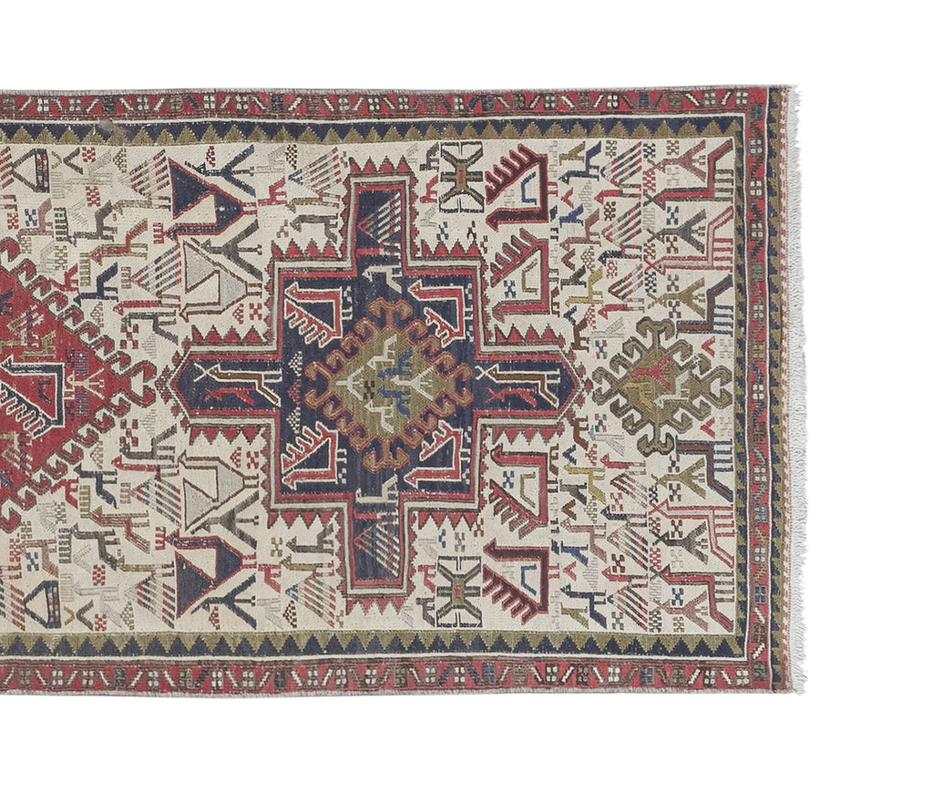 Vintage Sumak Kilim 72 x 194 cm