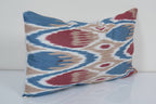 İpek Ikat Kadife Kırlent Kılıfı 30 x 55 cm