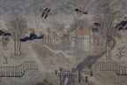 Vintage El İşlemesi Halı 110 x 145 cm