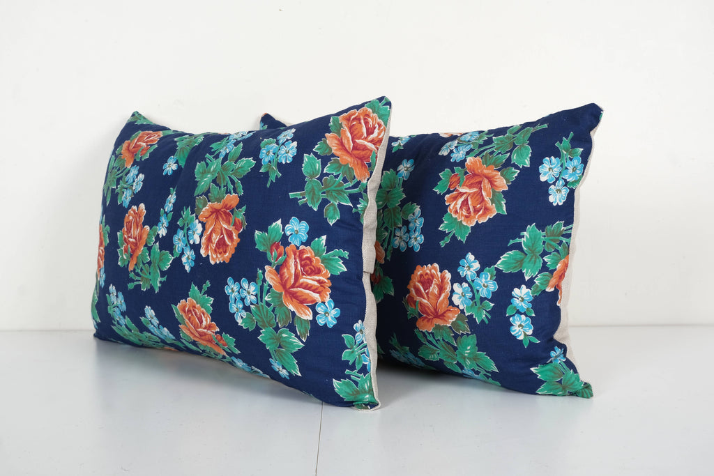 Özbek Baskılı Kırlent Kılıfı 2'li Set 35 x 55 cm