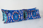 İpek Ikat Kadife Kırlent Kılıfı 40 x 120 cm