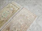 Vintage Türk Yastık Halı 2'li Set 50 x 99 cm