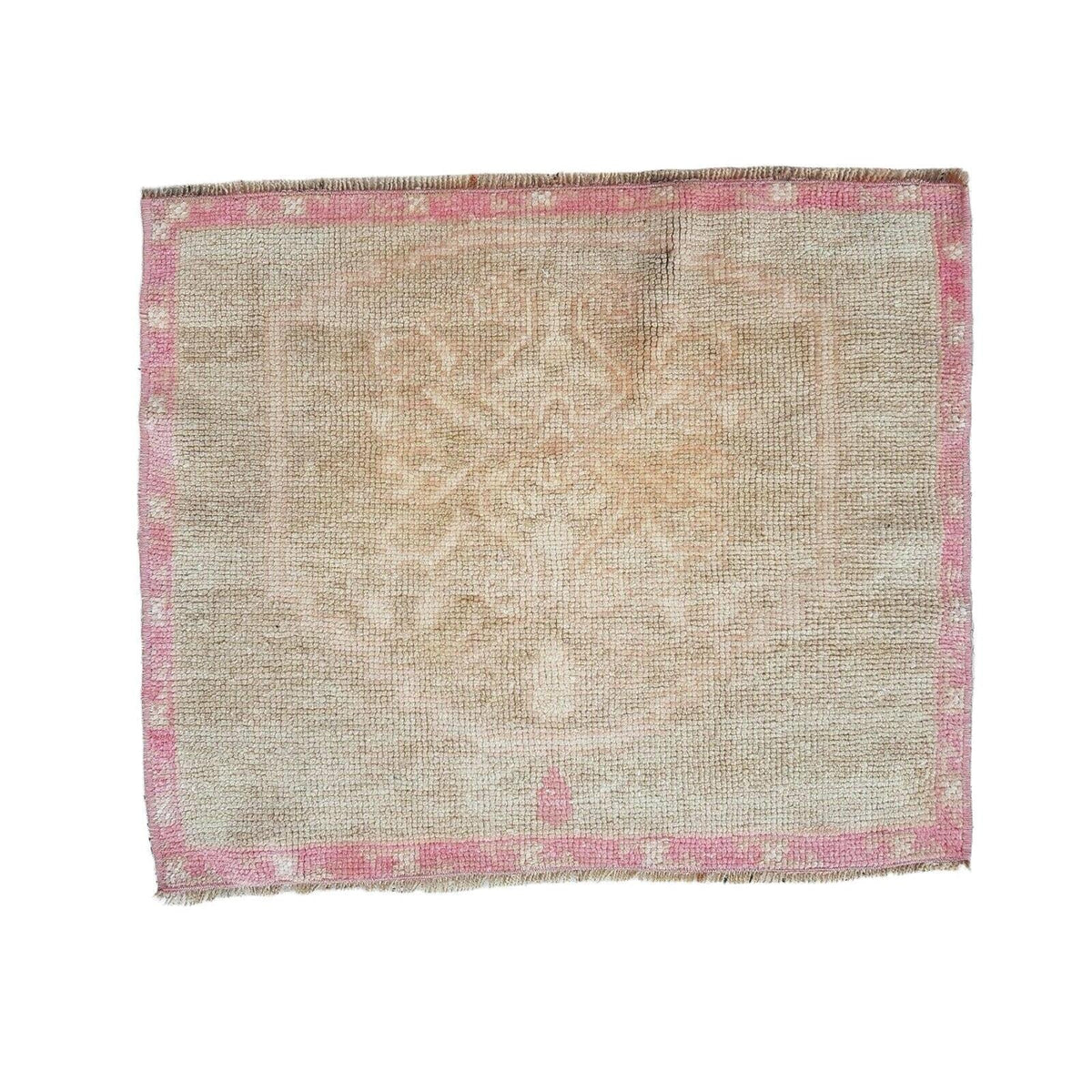 Vintage Uşak Halı 72 x 58 cm