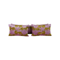 İpek Ikat Kadife Kırlent Kılıfı 3'li Set 40 x 60 cm