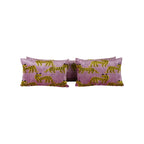 İpek Ikat Kadife Kırlent Kılıfı 3'li Set 40 x 60 cm