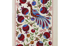 Tavus Kuşu Desenli Suzani Duvar Örtüsü 50 x 92 cm
