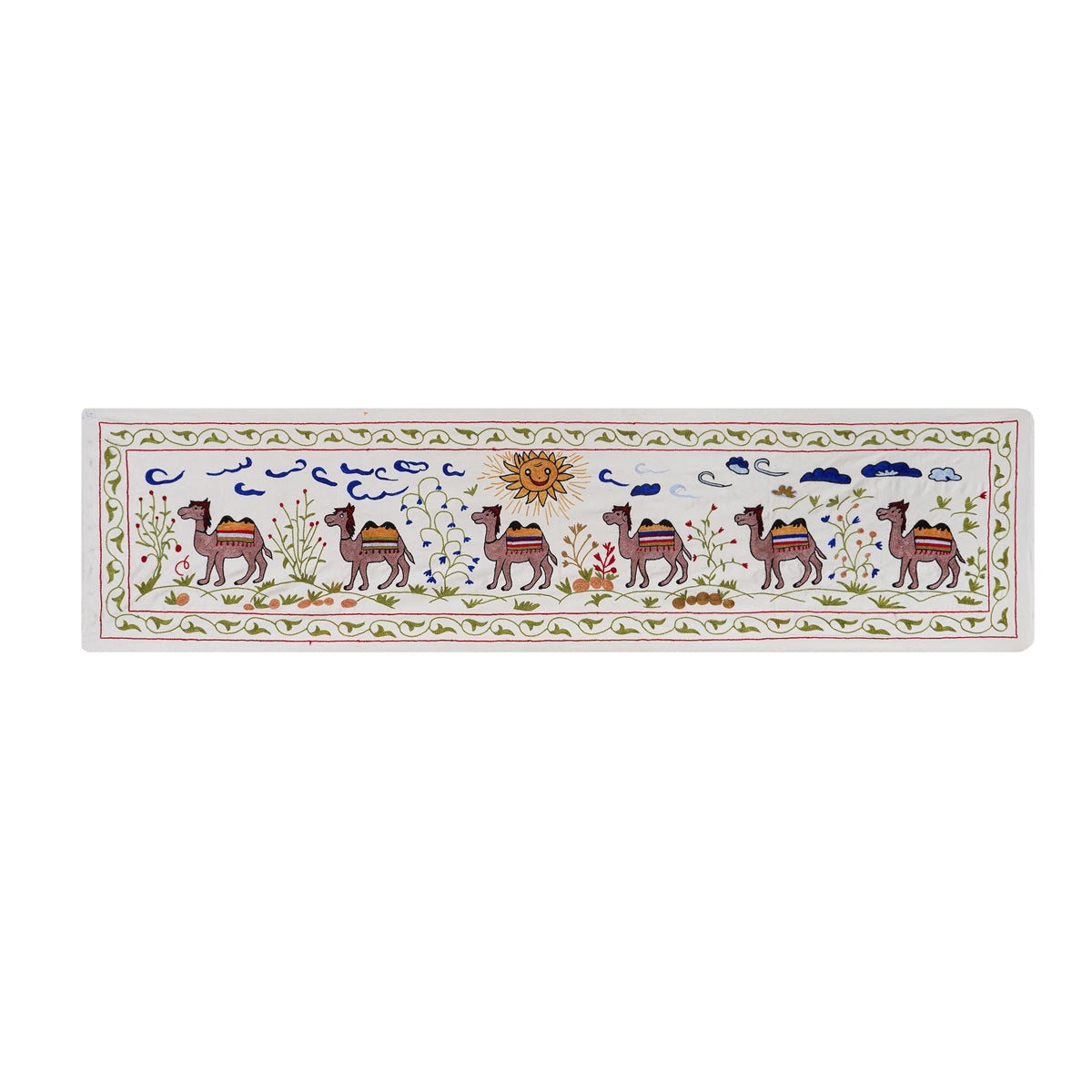 Deve Desenli Suzani Duvar Örtüsü 52 x 190 cm